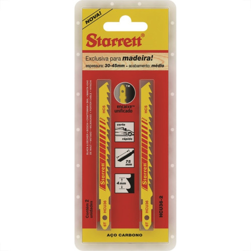 Serra Tico Starrett Madeira 2Pecas Hcu36-2