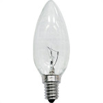 Lampada Vela 35 Brasfort Clara E14 40 X 127 7228 - Kit C/10 