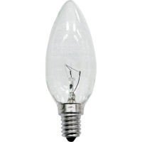 Lampada Vela 35 Brasfort Clara E14 40 X 220 7229 - Kit C/10 