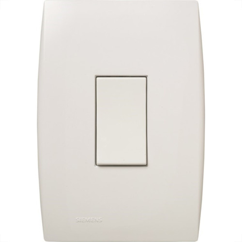Conjunto Soprano Ilus 4X2 Branco Com Placa(1Simples Vertical) 5Ta99041