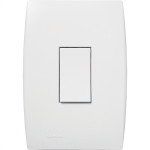 Conjunto Soprano Ilus 4X2 Branco Com Placa(1Paralelo Vertical) 5Ta99043