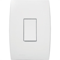 Conjunto Soprano Ilus 4X2 Branco Com Placa(1Paralelo Vertical) 5Ta99043