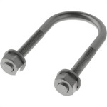 Abracadeira Tipo U Vergalhao Perfilaco  10X3/8 10 Pecas A4120