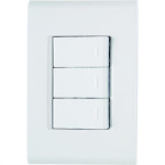 Conjunto Tramontina Liz 4X2 Branco Com Placa (3 Simples) 