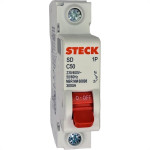 Disjuntor Steck Din Unipolar 50A Sd61 C Sdd61C50