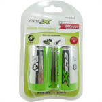 Pilha Recarregavel Flexgold Grande ''D'' Com 2 Pecas 2900Mah Fx-D29B2