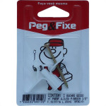 Cartela Bucha Fixacao Drywal 10+Parafuso Phillips Peg&Fixe Kit 2 Pecas Apbg/01