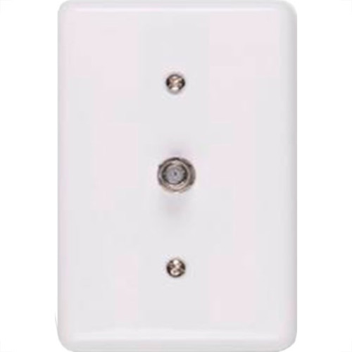 Conjunto Ilumi 4X2 Branco Com Placa(1Tomada Coaxial) 2553