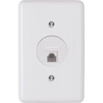 Conjunto Ilumi 4X2 Branco Com Placa(1Tomada Rj45) 2554