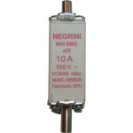Fusivel Nh Negrini Ultra Rapido 00/ 10A Nh-Ooc-10/500Ur