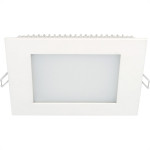 Luminaria Led Plafon Taschibra Embutir Quadrado 06W 3000K 12Cm 