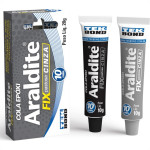 Araldite Tekbond Pasta Cinza 10 Minutos 20 Gramas 