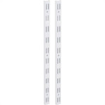 Trilho Prateleira Multivisao Aco Duplo Branco 1,0M Td-100