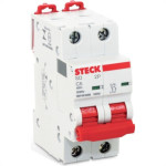 Disjuntor Steck Din Bipolar 06A   Sdd62C06