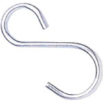 Gancho Tipo S Zincado 4 8,0X83Mm 100pcs Sao Raphael 