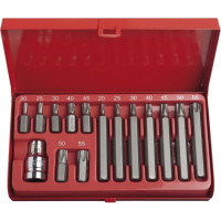 Ponteira Torx Eda Longo/Curto Kit 16Pecas 8Sq
