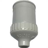 Soquete Sem Chave Nylon Voltec Borne Branco V405.1 - Kit C/50 