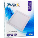 Luminaria Led Plafon Galaxy Embutir Quadrado 24W 3000K 29,5Cm 1912S