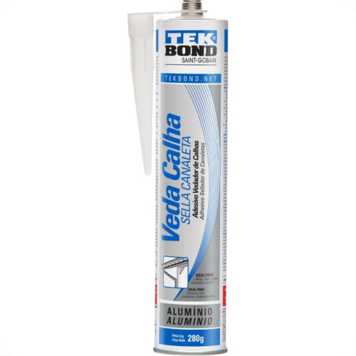 Cola Sela Calha Tekbond Aluminio 280G 