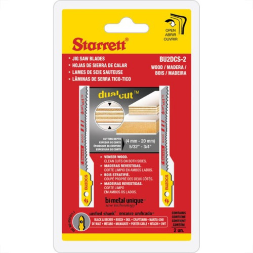 Serra Tico Starrett Mdf 2 Pecas Bu2Dcs-2