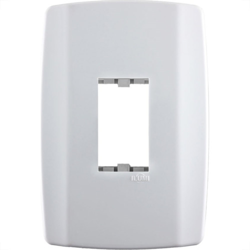 Placa Ilumi Slim 4X2 Branca (1Modulo Vertical) 82060