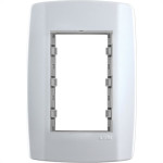 Placa Ilumi Slim 4X2 Branca (3Modulo Horizontal) 82100