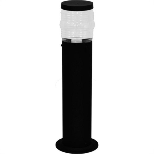 Poste Balizador Condulai Pvc 50Cm Preto Pos 050 Pt