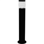 Poste Balizador Condulai Pvc 70Cm Preto Pos 070 Pt