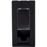 Modulo Pial Plus+ Preto 1Tomada Rj45 615045Pt