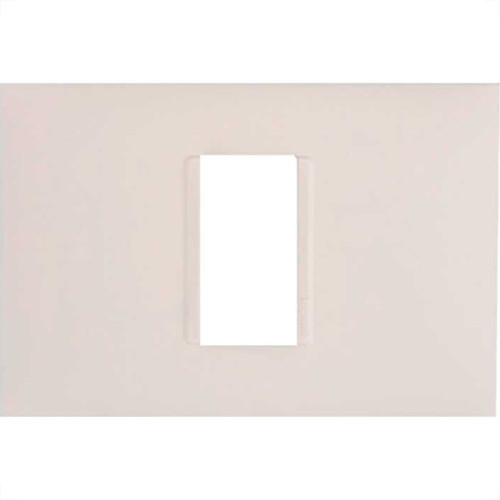 Placa Pial Plus+ Branca 4X2 (1 Modulo Horizontal) 618501Bc