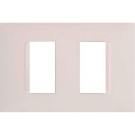 Placa Pial Plus+ Branca 4X2 (2 Modulo Distanciado) 618506Bc