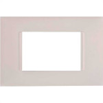 Placa Pial Plus+ Branca 4X2 (3Modulo) 618503Bc