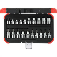 Soquete Gedore Red Torx E6 A E20 T10 A T55 20Pecas 289779