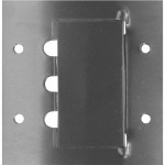 Placa Piso Aluminio 4X4 Para 3 Rj Pa44Rj