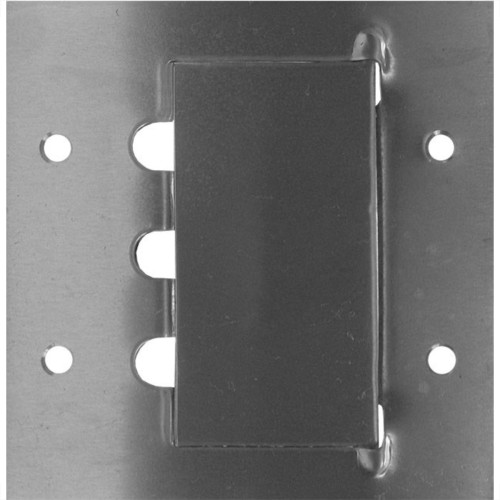 Placa Piso Aluminio 4X4 Para 3 Rj Pa44Rj