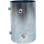 Conector Reto Aco Galvanizado Perfilaco  2'' Conec06 - Kit C/6 