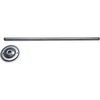 Braco Para Tempo Enerlux 0,50Cm Reto Com Canopla 1504 - Kit C/10 