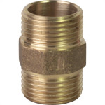 Niple Latao Amarelo Metais Rei   1''X1'' 10207