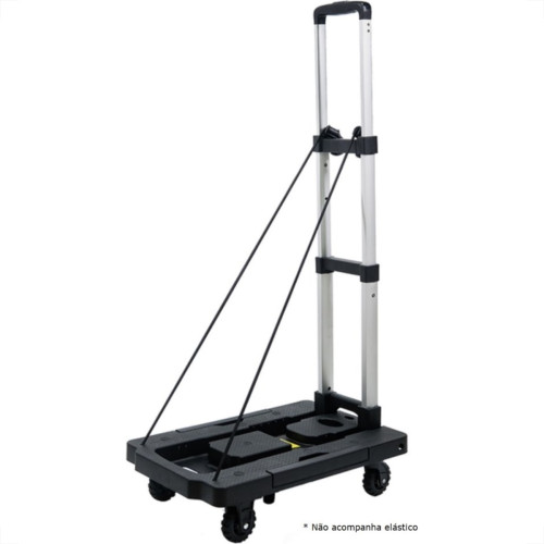 Carrinho De Carga Plataforma Dobravel 100Kg Globalmix Gt084