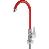 Torneira Abs Bica Movel Mesa Alta Herc 1/4V Twist Vermelha 2951