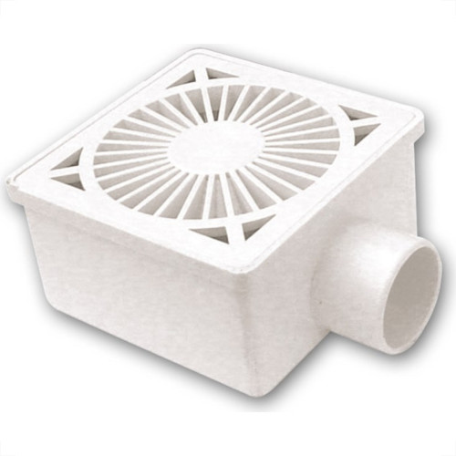 Ralo Sifonado Grap Quadrado Branco 1337