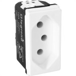 Modulo Pial Pop Branco 1 Tomada 10A Lg030