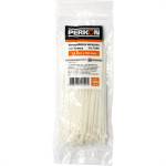 Abracadeira Nylon Perkon Branca 2,5X150 100 Pecas 1249