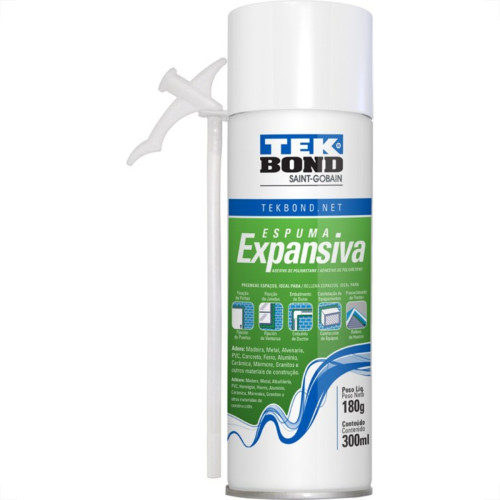 Espuma Poliuretano Tekbond 300Ml 180Gr 