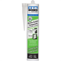Cola Silicone Tekbond 256G Acetico Incolor Construcao 