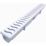 Ralo Linear Modulavel Ferplastik 6X50Cm Branco 650Pb