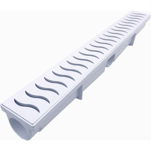 Ralo Linear Modulavel Ferplastik 6X50Cm Branco 650Pb