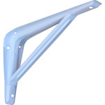 Suporte Prateleira Fercar Com Reforco Branca 06 X 08 31 - Kit C/24 