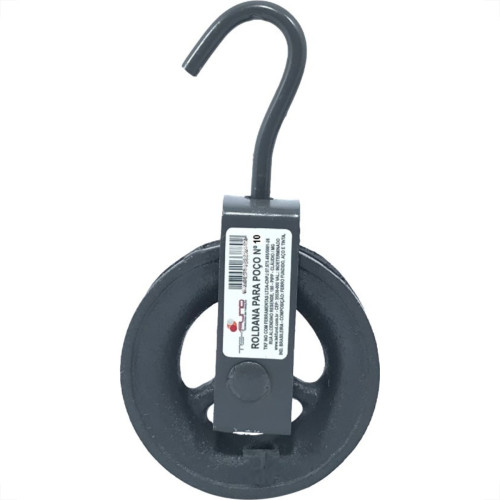Roldana Para Poco Tekfund 10Cm Capacidade 100Kg ''Gancho'' 23