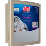 Armario Plastico Herc Tivoli Externo/Embutir 33,8X32,2 Bege 